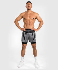 ATTACK FIGHT SHORTS - BLACK