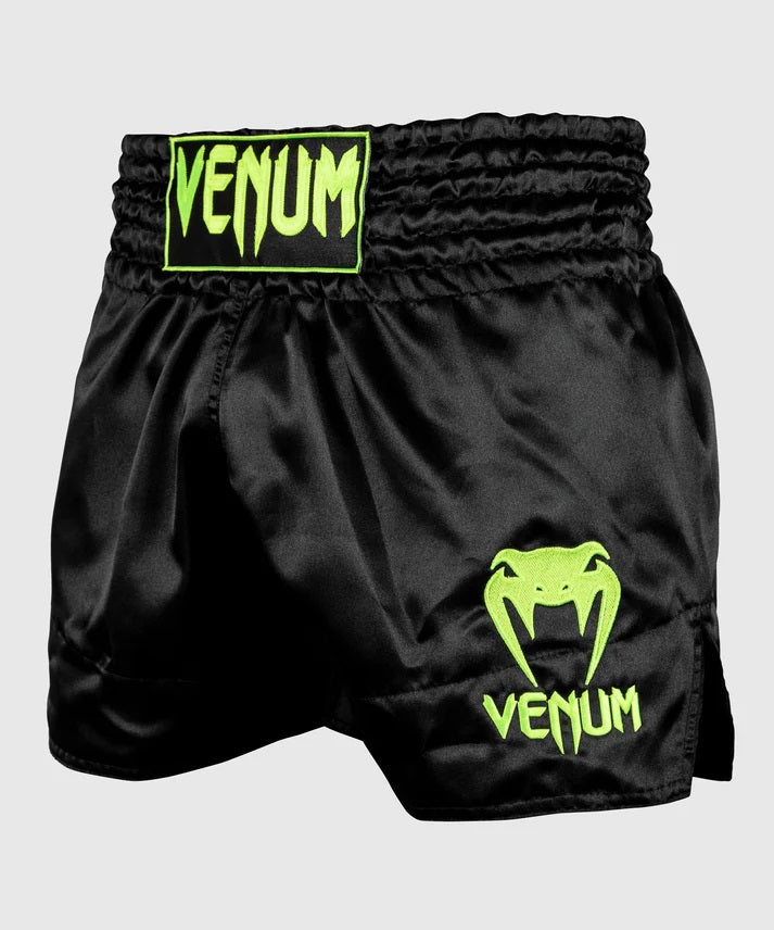 CLASSIC MUAY THAI SHORTS-NEO YELLOW