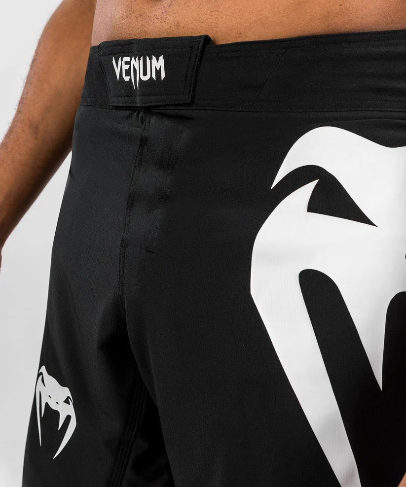 LIGHT 5.0 FIGHT SHORTS-BLACK/WHITE