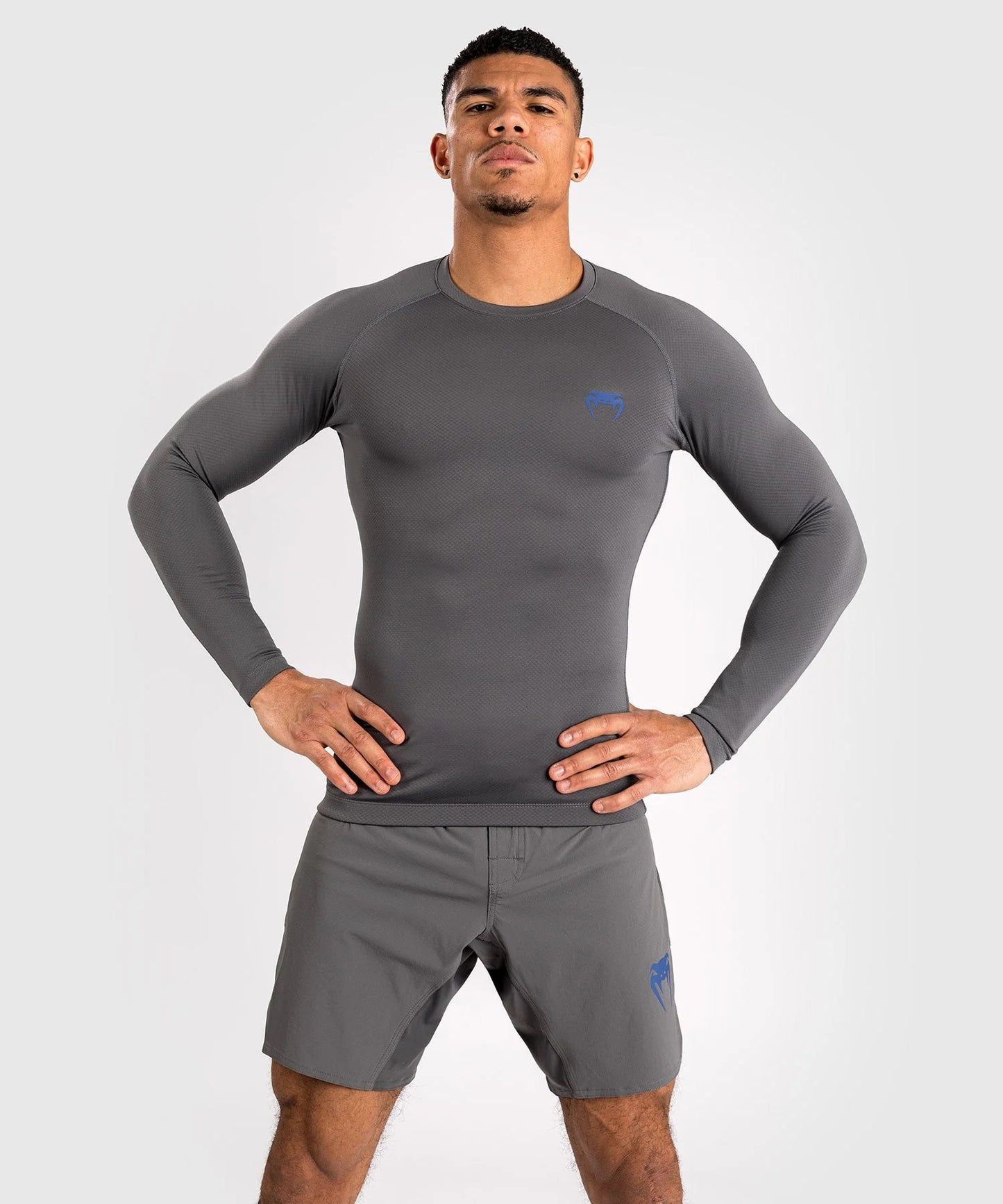 CONTENDER MEN'S LONG SLEEVE RASHGUARD-GREY