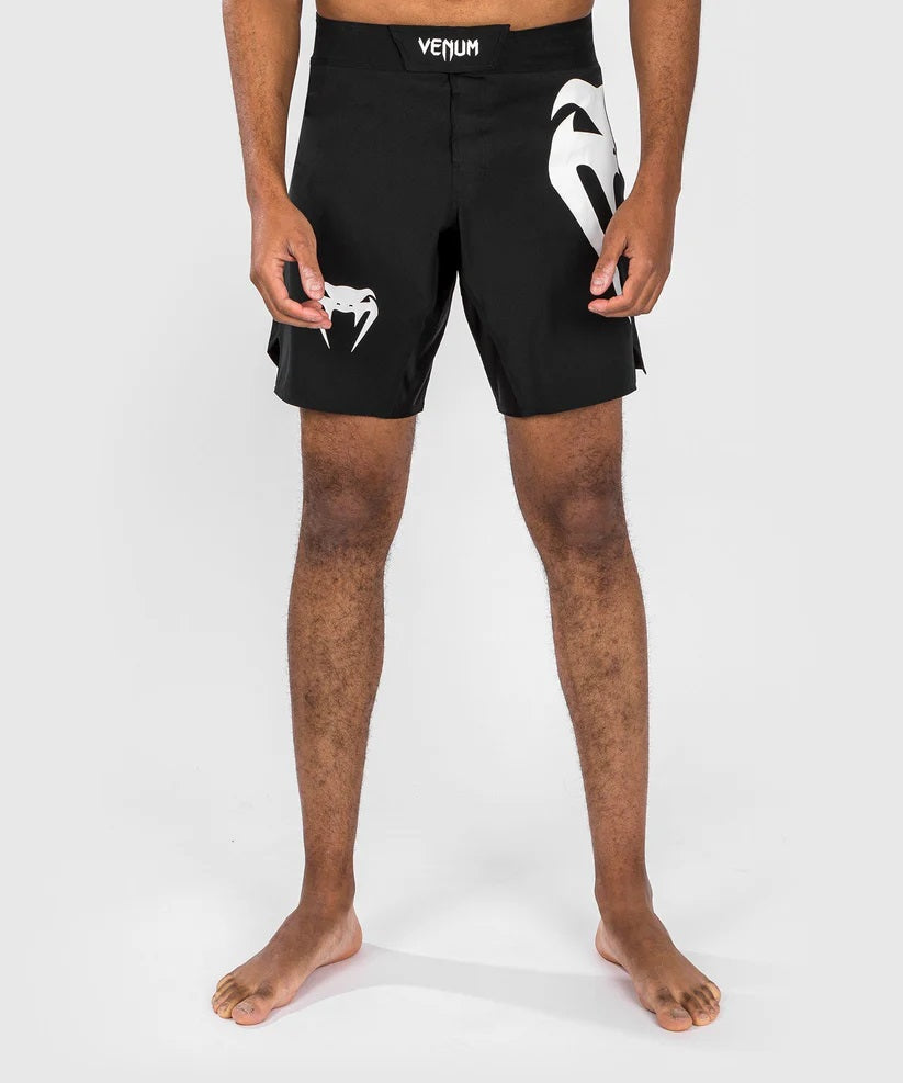 LIGHT 5.0 FIGHT SHORTS-BLACK/WHITE