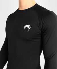 CONTENDER MEN'S LONG SLEEVE RASHGUARD-BLACK