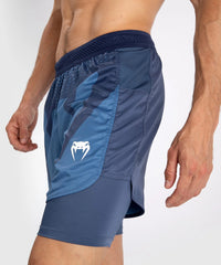 ATTACK FIGHT SHORTS - NAVY BLUE