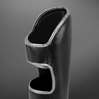Challenger Standup Shinguards-Black/Silver
