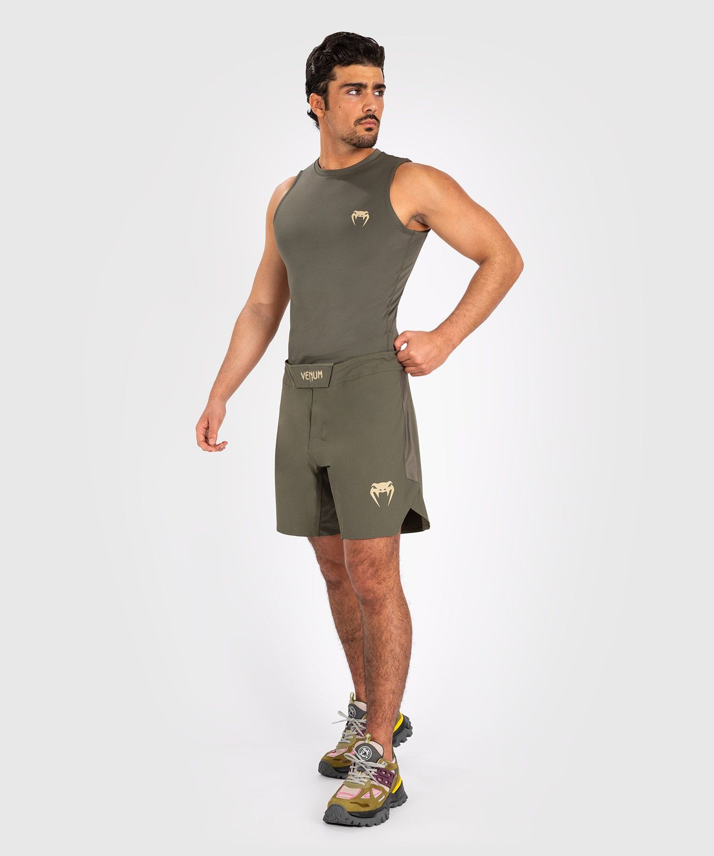 CONTENDER FIGHT SHORTS-KHAKI