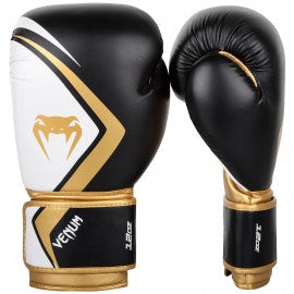 Contender 2.0 Boxing Gloves - Black/White-Gold