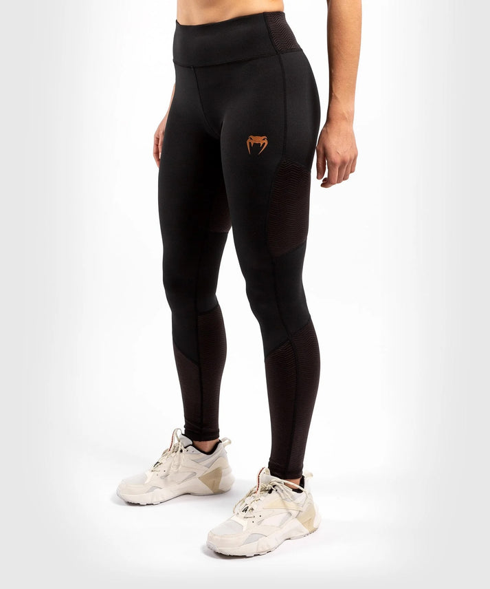 Dune Leggings in Black & Citrus main image 1
