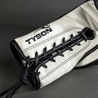 Giant 2.0 Mike Tyson Pro Boxing Gloves with Laces - Deep Black/Optical White