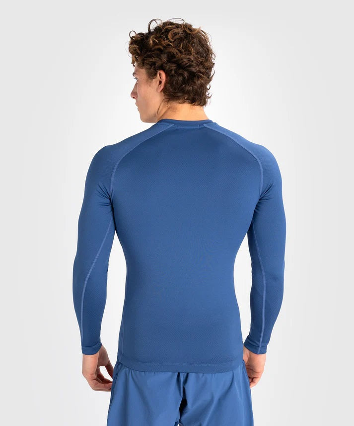 CONTENDER MEN'S LONG SLEEVE RASHGUARD-BLUE