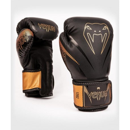 Impact Boxing Gloves - Black/Bronze