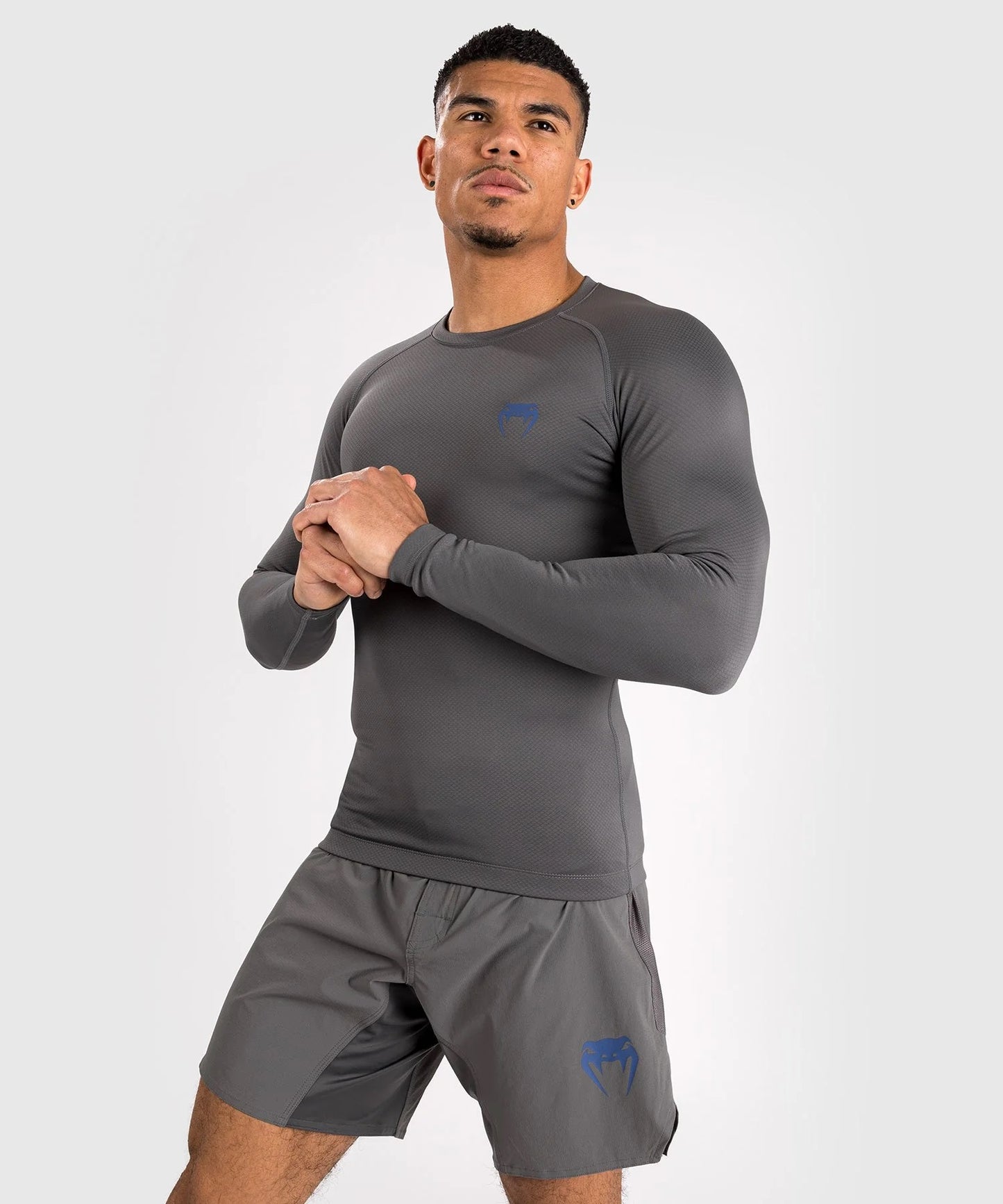 CONTENDER MEN'S LONG SLEEVE RASHGUARD-GREY