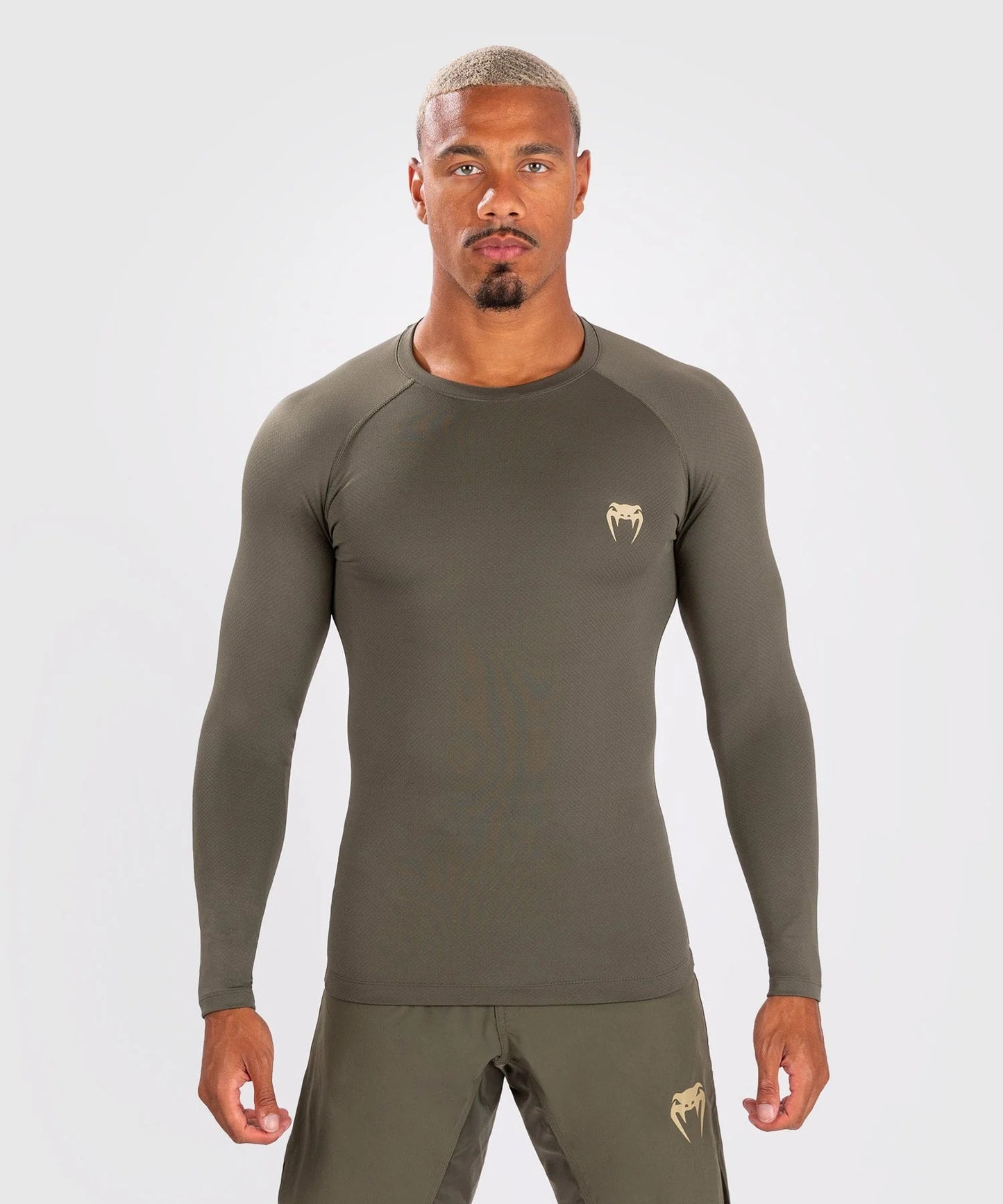 CONTENDER MEN'S LONG SLEEVE RASHGUARD-KHAKI