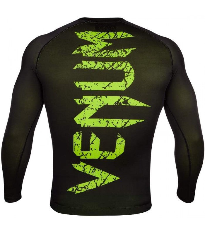 Original Giant Rashguard Long Sleeves - Black/Neo Yellow