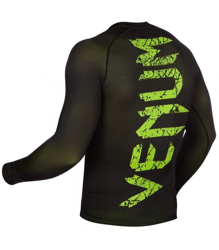 Original Giant Rashguard Long Sleeves - Black/Neo Yellow