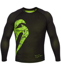 Original Giant Rashguard Long Sleeves - Black/Neo Yellow
