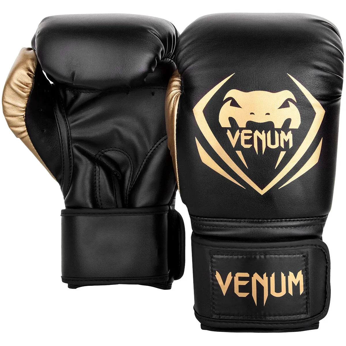 Contender Boxing Gloves - Black/Gold